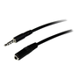 StarTech.com 2m 3.5mm/3.5mm audio kabel Černá