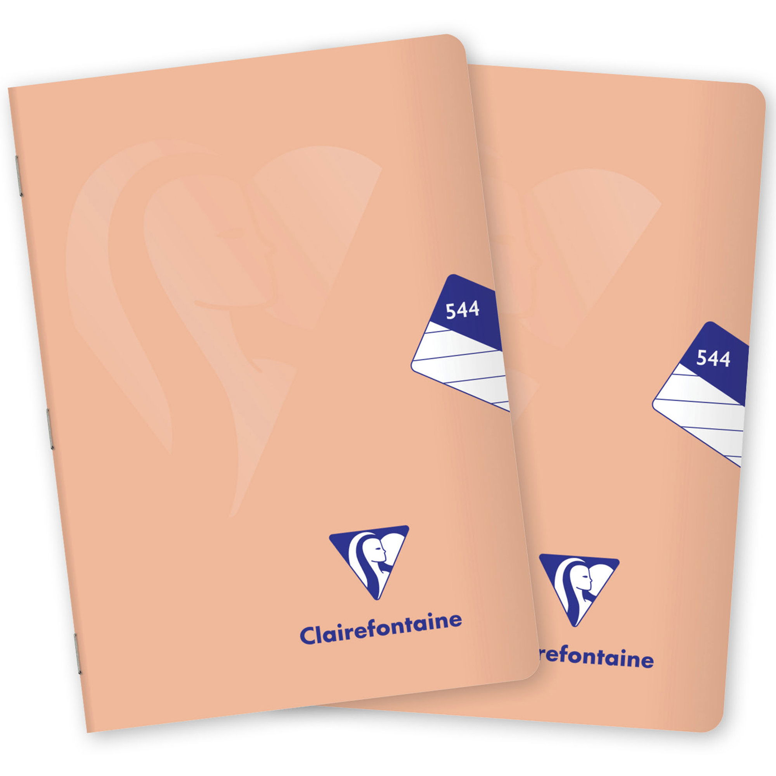 Clairefontaine Mimesys pastel PP, A5 "544" vonalas, 40 lap, korall - 2 db (1544-79-PP-PAS)
