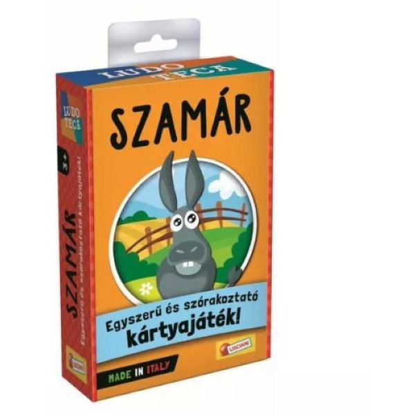 Lisciani Ludoteca Szamár Kártyajáték (8008324105038)
