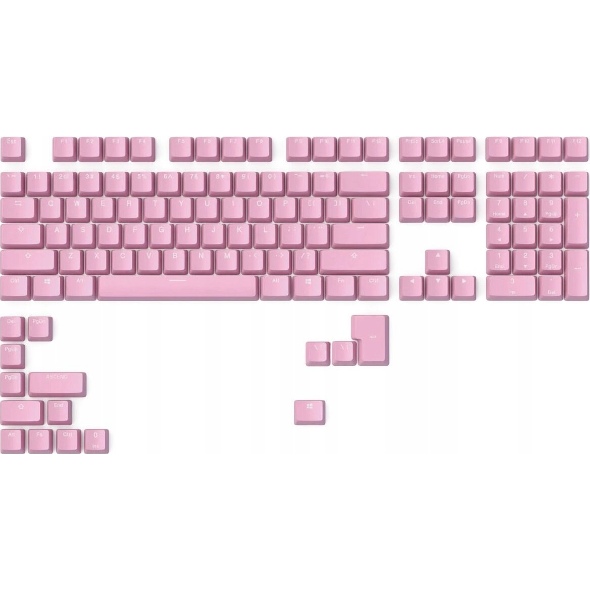 Glorious Gaming Doubleshot Keycaps V2 Billentyűzet kupak (GLO-KC-ABS-USKIT-P)