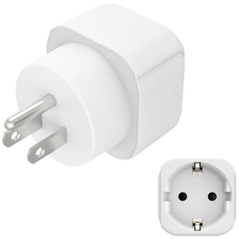 Hama 00223438 tápcsatlakozó átalakító B típus C típus (Europlug) + F típus Fehér (hama00223438)