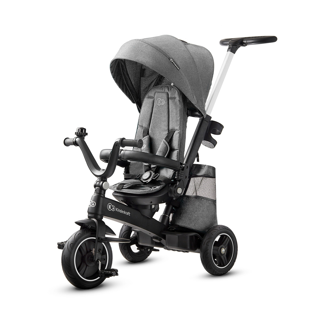 Kinderkraft tricikli Easytwist Platinum Grey (MTTF-M5902533914487)