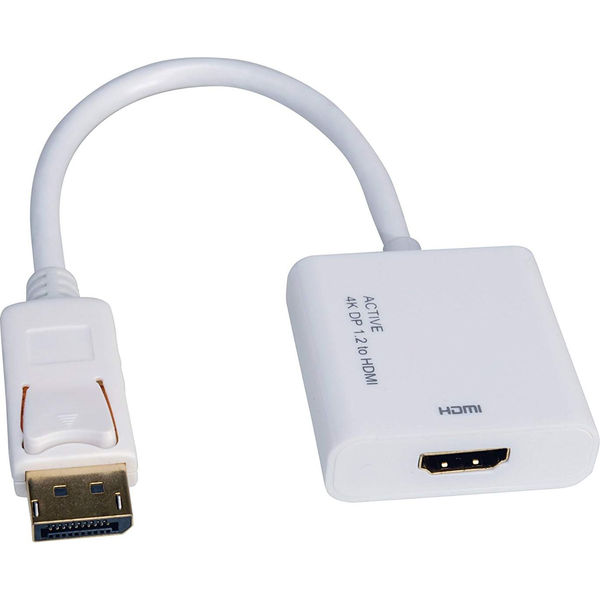 Adaptér ROLINE 4K DisplayPort/HDMI v1.2, DP samec - HDMI samice, aktivní,