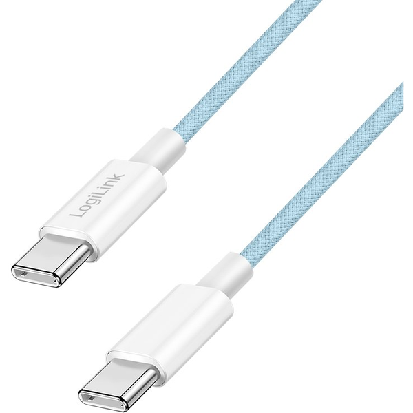 USB-C 2.0(M) <> USB-C(M) 1.0m LogiLink 60W/480Mbps bl.