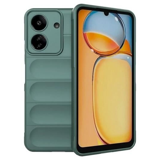 Gigapack Xiaomi Poco C65 szilikon tok sötétzöld (GP-154405) (GP-154405)