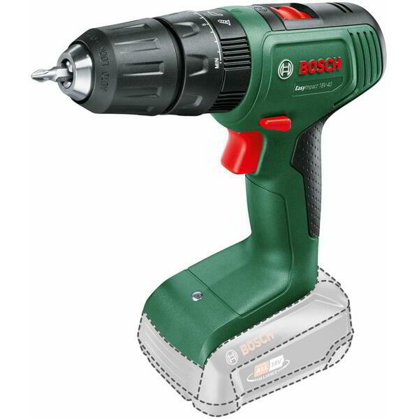 Bosch EasyImpact 18V-40 Akkumulátoros Ütvefúró-Csavarozó (Akku és Töltő Nélkül) (06039D810H)