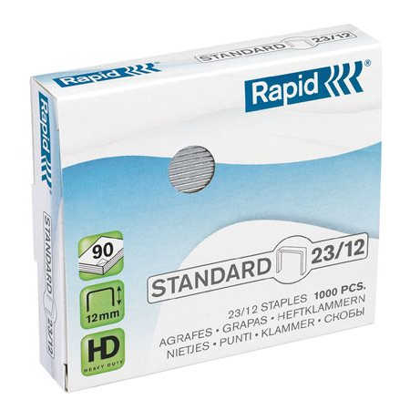 Rapid Standard 23/12 Tűzőgépkapocs (1000 db) (24869400)