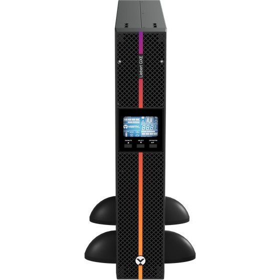 Vertiv Liebert GXE3-1500IRT2UXL szünetmentes tápegység (UPS) Dupla konverziós (online) 1,5 kVA 1350 W 8 AC kimenet(ek) (GXE3-1500IRT2UXL)