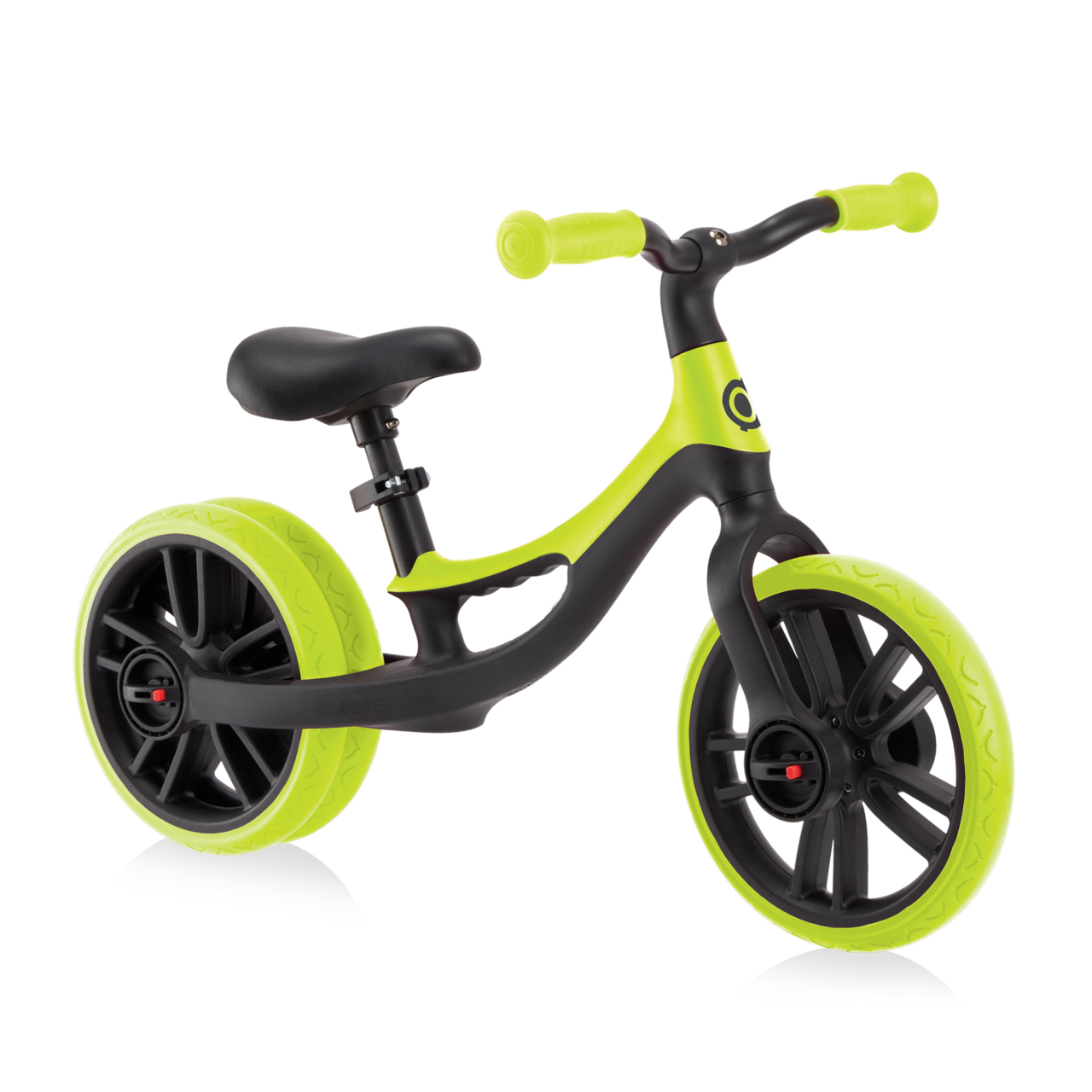 Globber Go Bike Elite Duo Gyerek futóbicikli 10" - Világoszöld/Fekete (712-106)