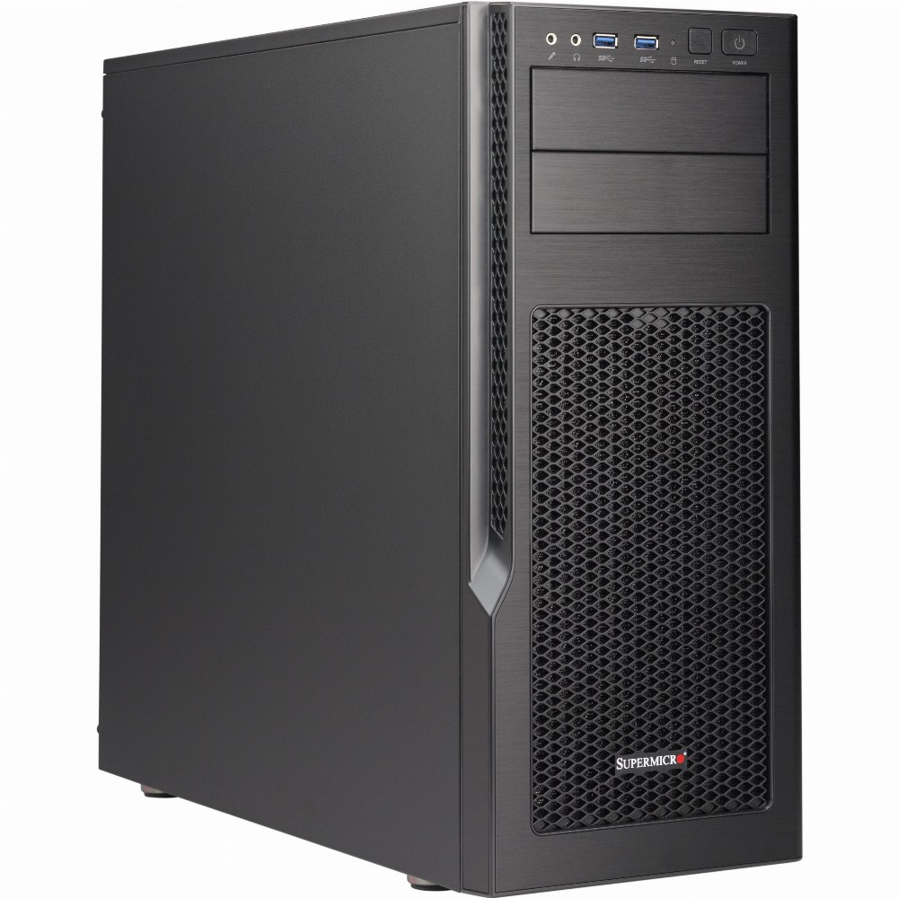 Supermicro SuperChassis GS5A-754K Midi Tower Fekete, Szürke 750 W (CSE-GS5A-754K)
