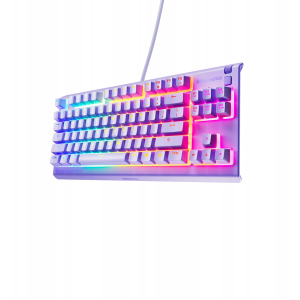 SteelSeries Apex 3 TKL billentyűzet - RGB, angol (US), levendula