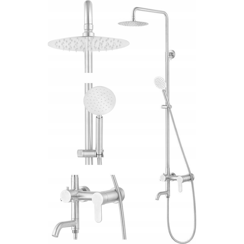 Fala Zuhanyoszlop Inox Steely3 (W-75664)