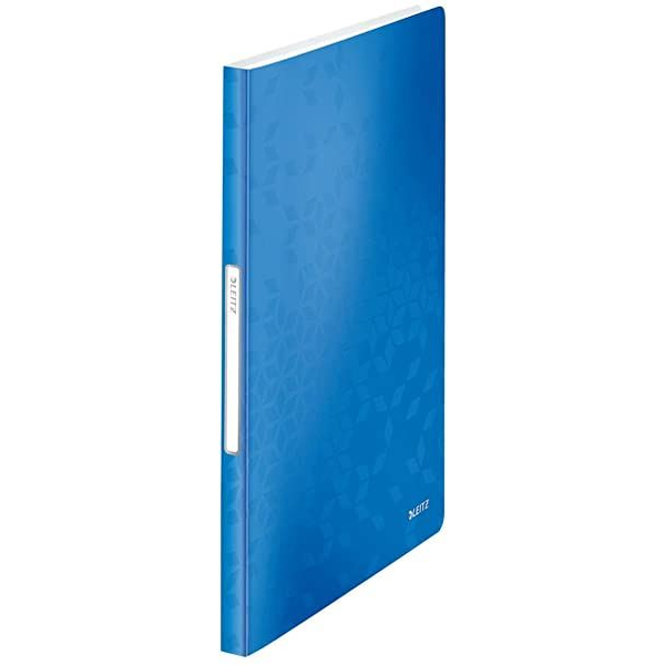 Папка за презентации, Leitz Wow PP, с 40 листа, син металик
