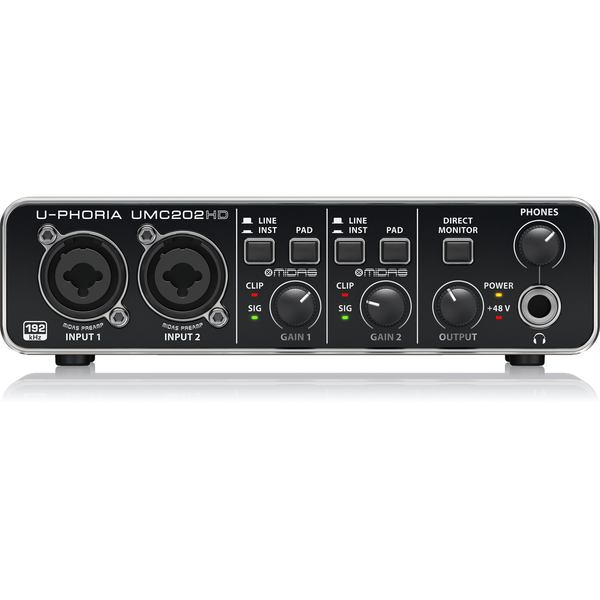 Behringer UMC202HD Felvevő Audió Interfész