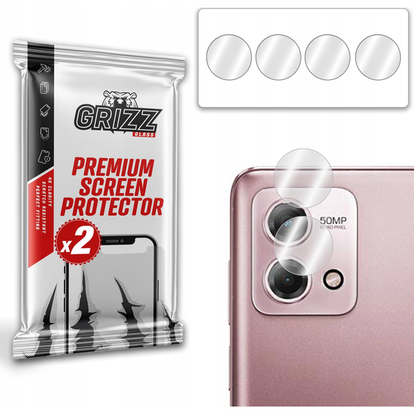  GrizzGlass Szkło na aparat GrizzGlass HybridGlass Camera Motorola Moto G Stylus 2023