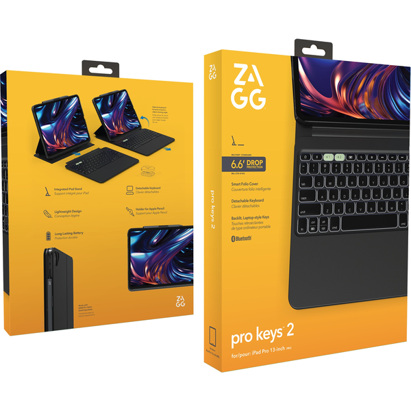 ZAGG Pro Keys 2 QWERTY Brits Engels Bluetooth Zwart