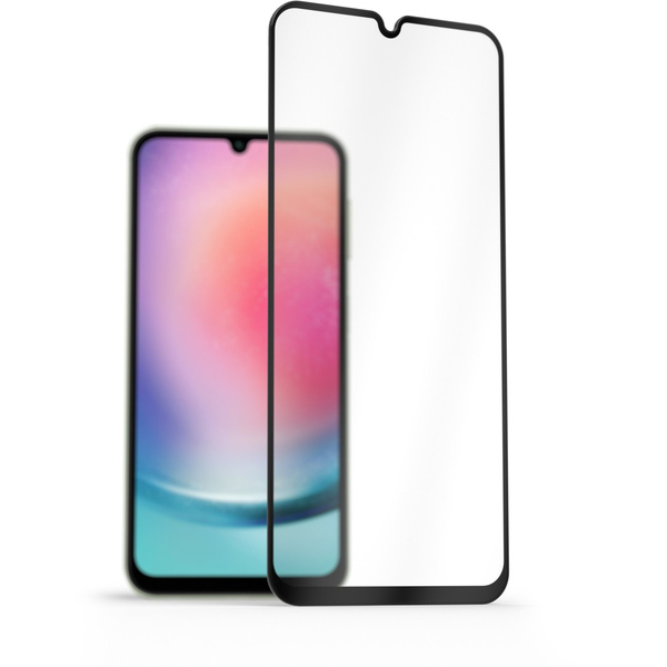 AlzaGuard FullCover Glass Protector Samsung Galaxy A24 / A25 5G 2.5D üvegfólia