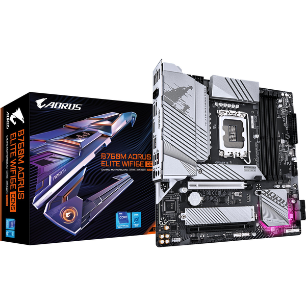 GIGABYTE B760M AORUS ELITE WIFI6E GEN5 Intel B760 LGA 1700 Micro ATX