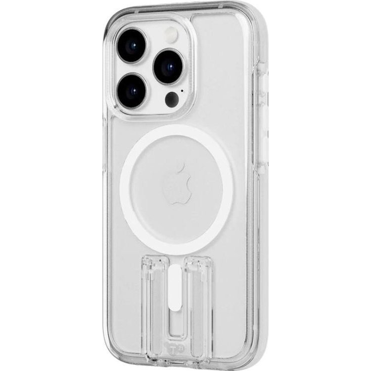 Tech21 EvoCrystal Kick iPhone 15 Pro Max MagSafe Telefon tok - Fehér/Átlátszó (5056586722534)