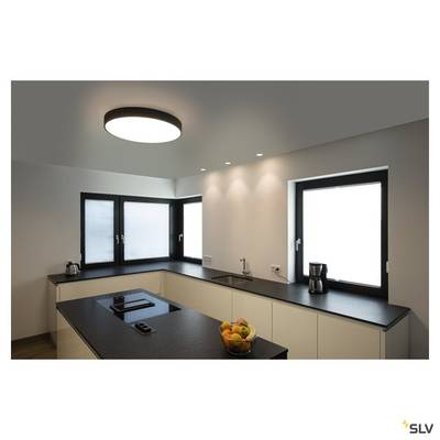 SLV (1007322) MEDO® 60 LED-es mennyezeti lámpa LED 39 W Fekete (1007322)