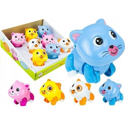 Szép Felhúzható Kiscicák Óraműve Felhúzható Játék Mozgó, Futó Macska 1582 (1582)