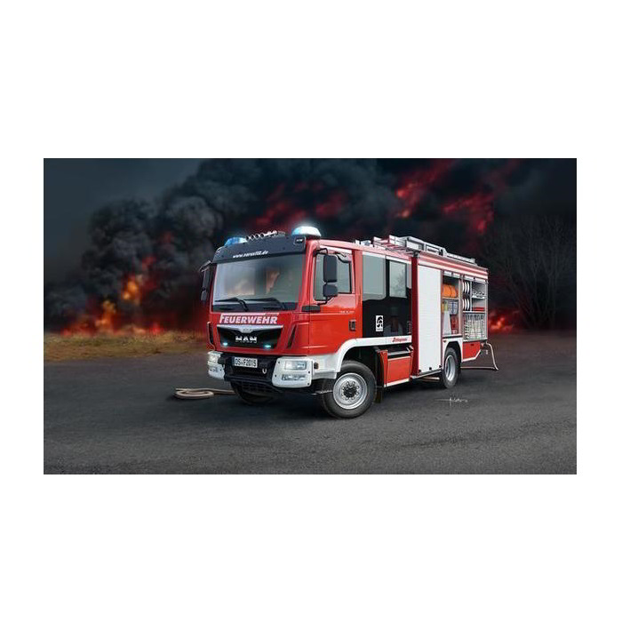 Revell Schlingman HLF20 VARUS 4 Tűzoltó autó műanyag modell (1:24) (07452)