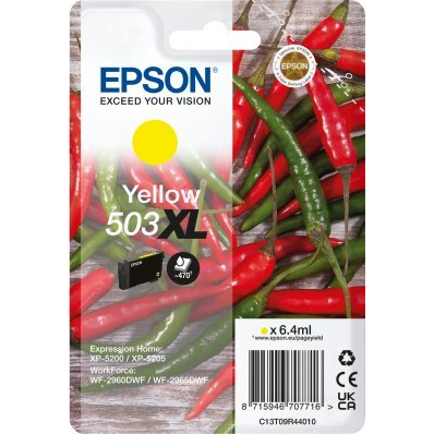 Epson 503XL глава и патрон за мастиленоструен принтер 1 броя Оригинал Висок (XL) добив Жълт