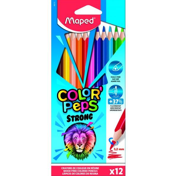 MAPED: Color Peps Strong színes ceruza készlet (IMA862712) (IMA862712)