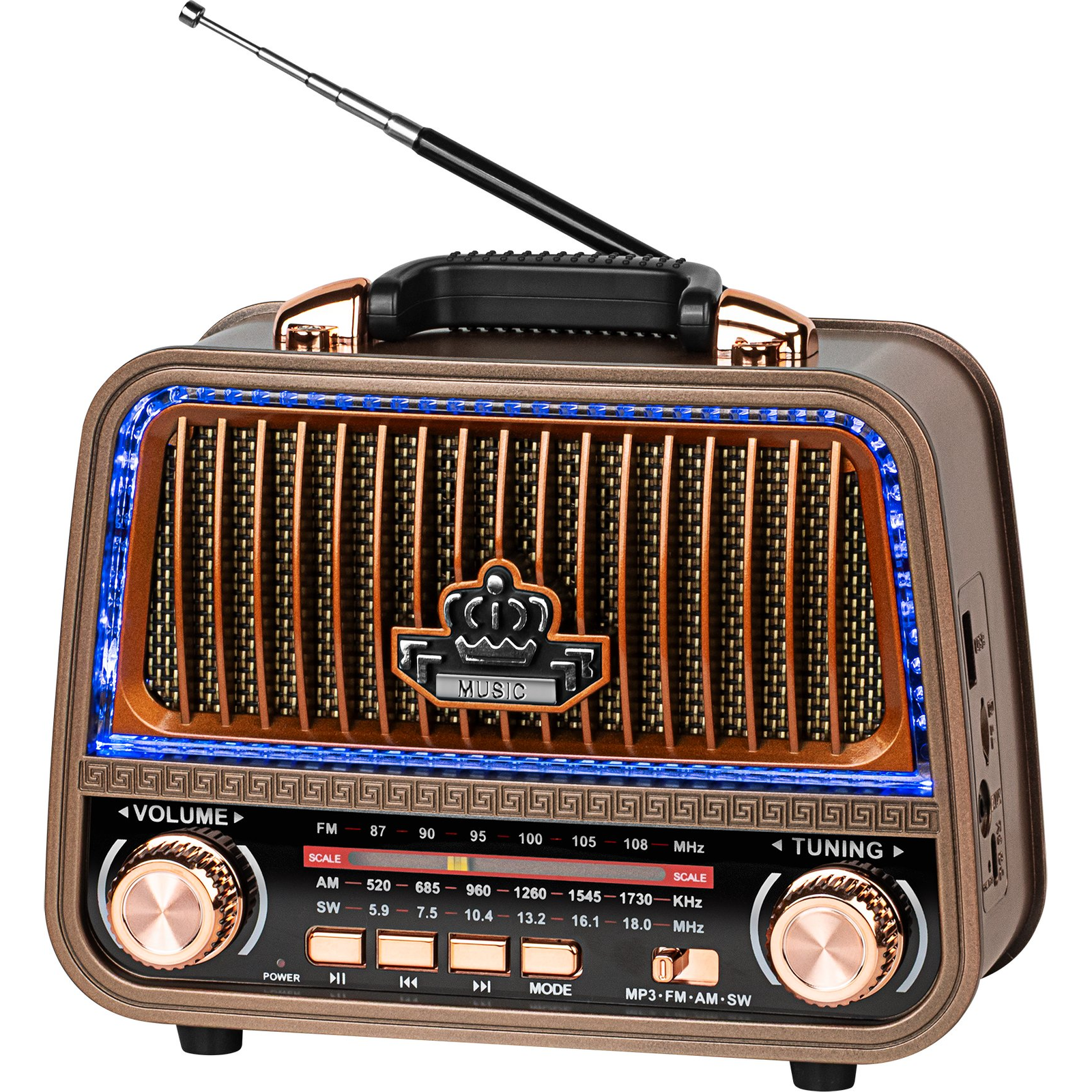 Radio przenośne analogowe solarne Kruger&amp|Matz model KM0833
