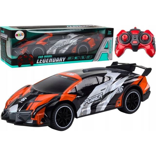 RC Sportkocsi 1_10 Narancssárga Sebesség 25 Km/h
