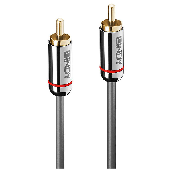 Lindy 35343 audio kábel 10 m RCA Antracit