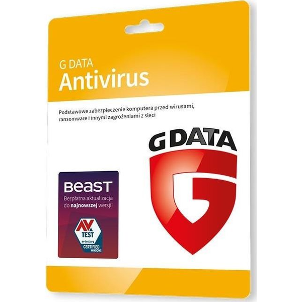 G DATA ANTIVIRUS KULCS KÁRTYA - 1 számítógép - 24 hónap
