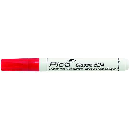Pica 524/40 Classic Ipari Filctoll 2-4 mm - Piros (524-40)