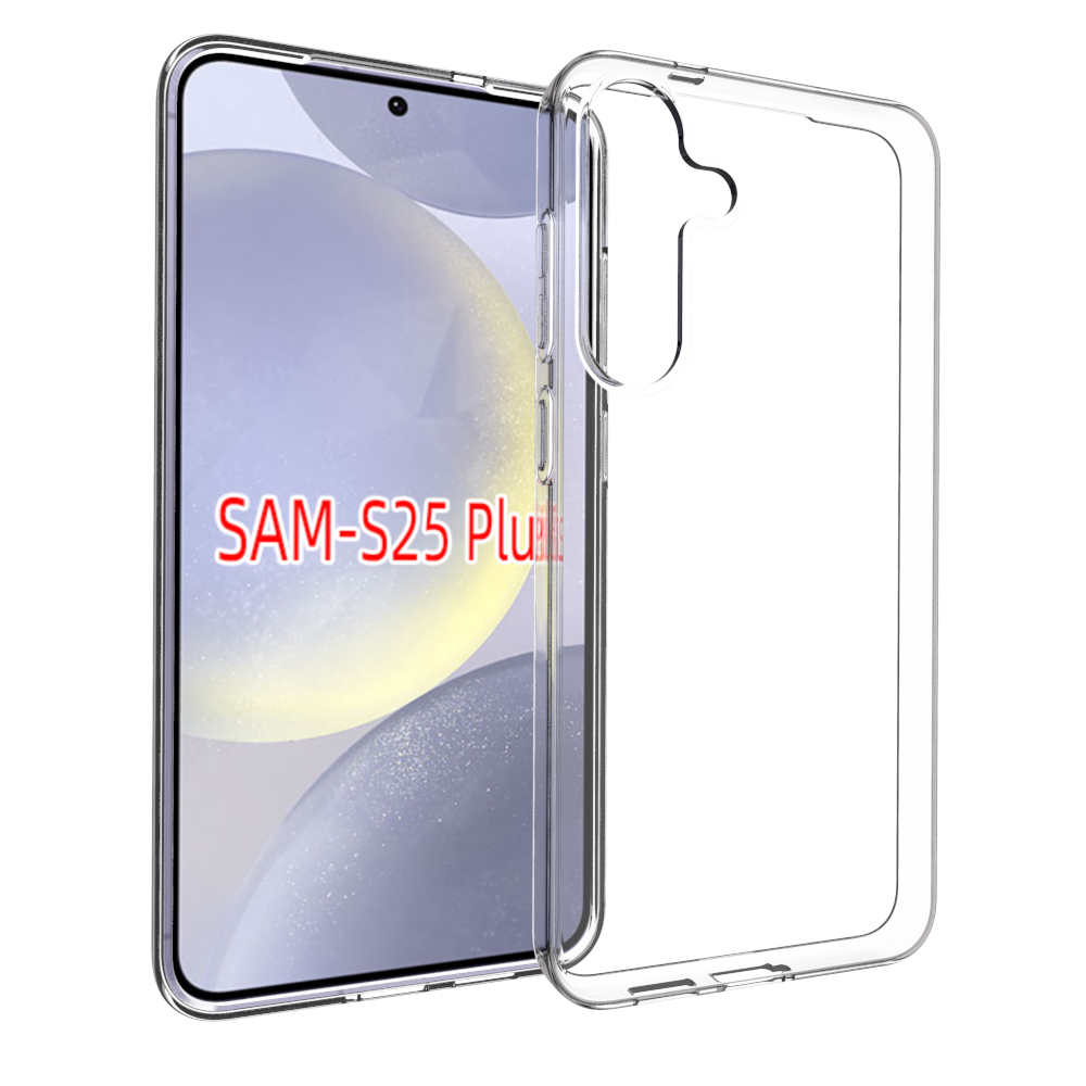 Samsung Galaxy S25 Plus vékony szilikon hátlap,Átlátszó (TPU-SAM-S25P-TP)