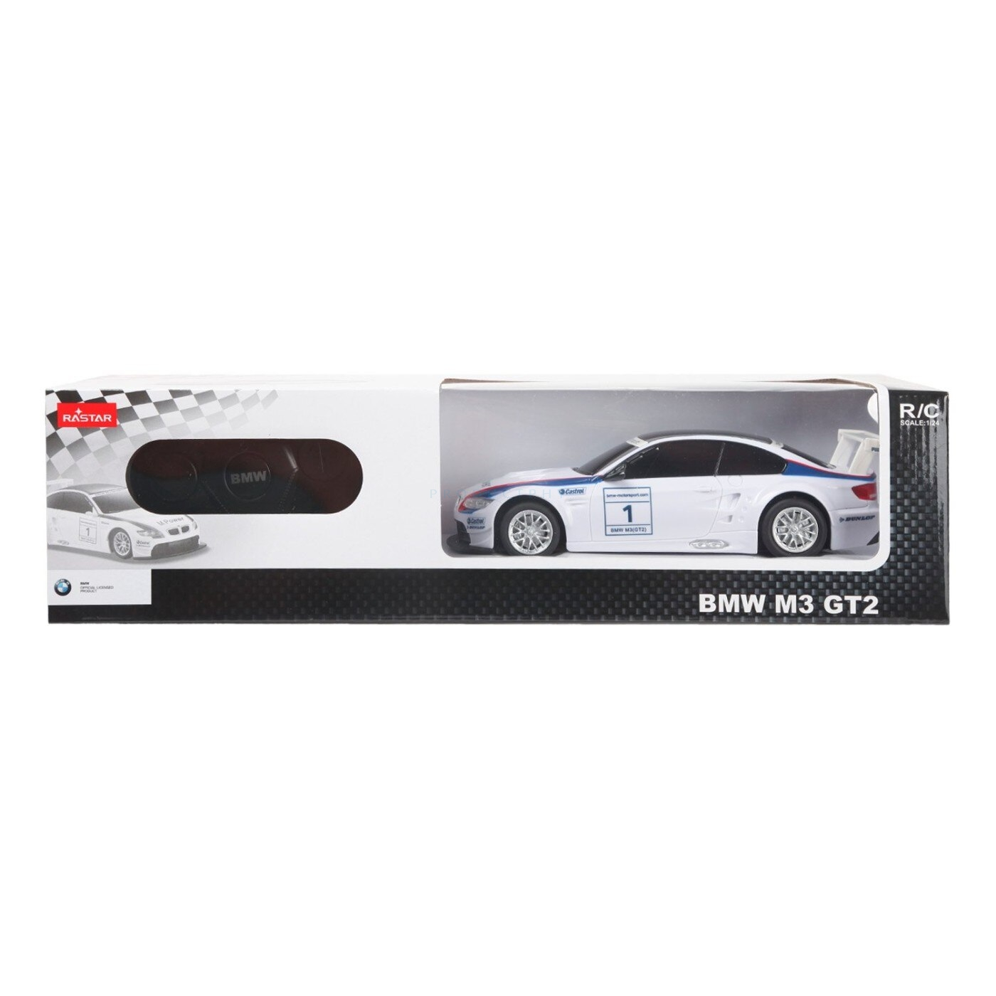 Rastar: Bmw M3 1:24 Távirányítós Autó - Fehér (6930751306974)