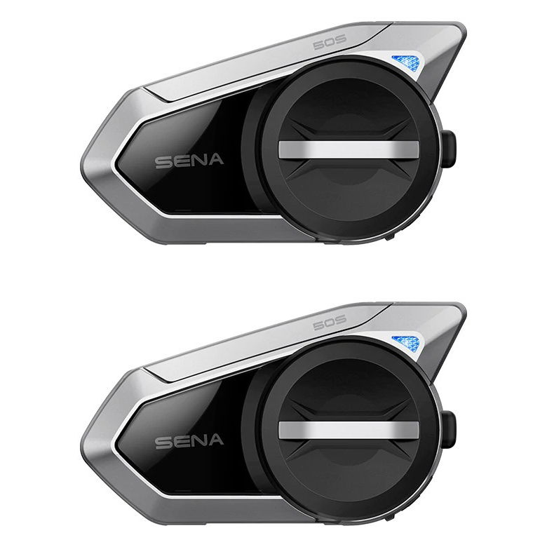Sena 50S-10D Bluetooth adó-vevő szett - Fekete/Ezüst (2 db / csomag) (50S-10D)