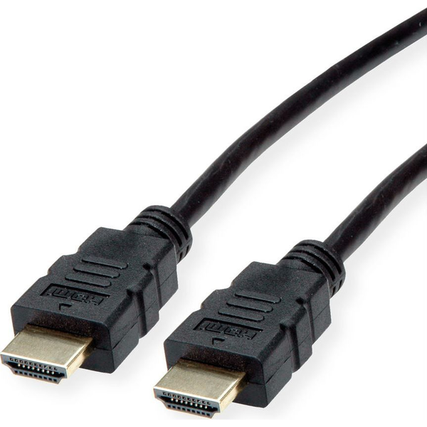 HDMI високоскоростен кабел с Ethernet 4K@30Hz TPE TT 10m черен, Roline 11.04.5936