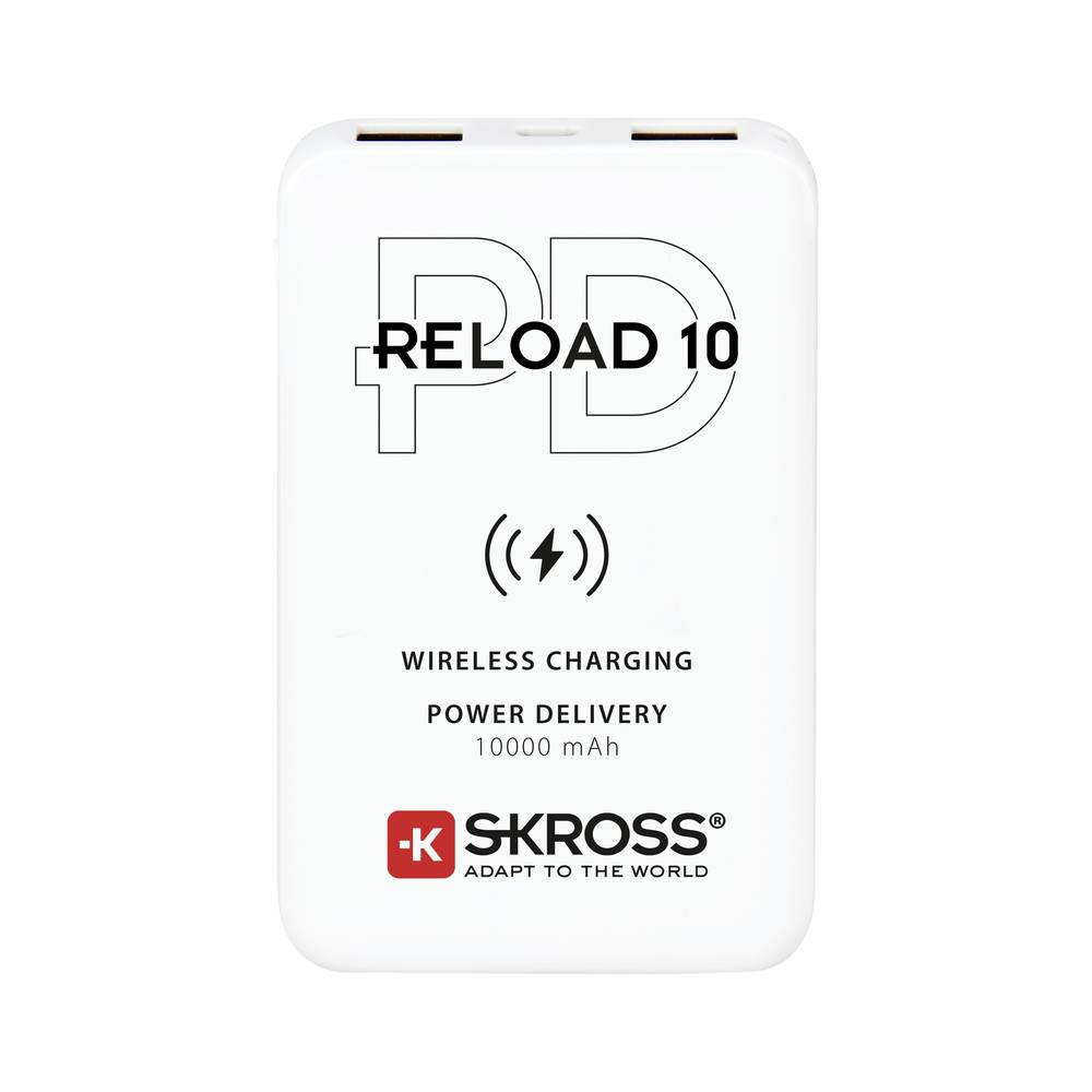 Skross Reload 10 PD Qi Power Bank 10000mAh Fehér (1.400132)