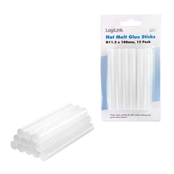 LogiLink 11,2 mm sticks voor Lijmpistool 12stuks