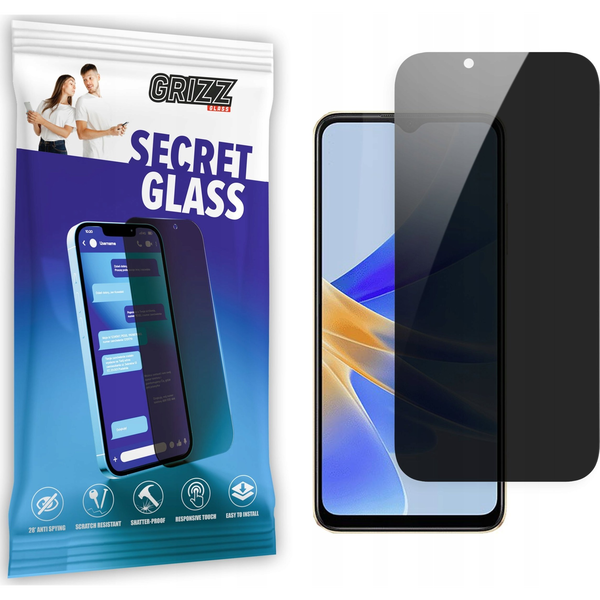  GrizzGlass Szkło prywatyzujące GrizzGlass SecretGlass Oppo A17k