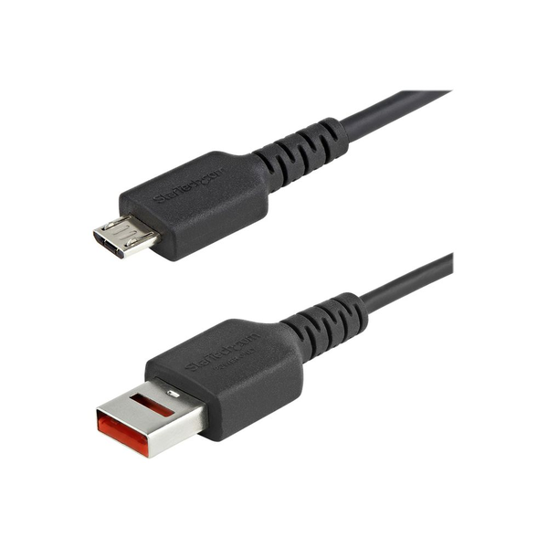 StarTech.com USBSCHAU1M USB-kabel USB 2.0 1 m USB A Micro-USB B Sort