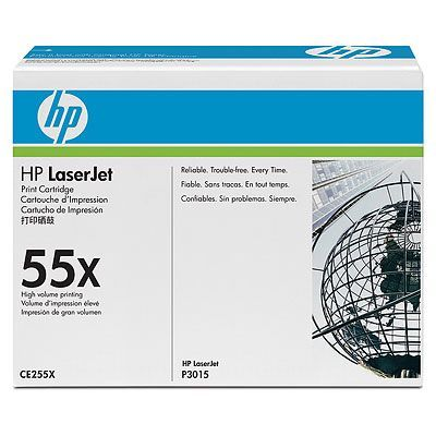 HP 55X High Yield Black Original LaserJet Toner Cartridge tonerová náplň 1 kusů