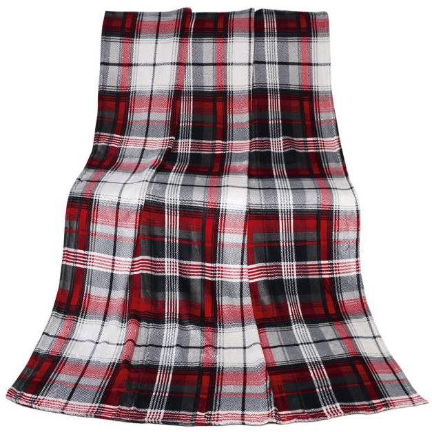 Bellatex Kamping PLUS - 150 × 200 cm - piros, kockás (4359)