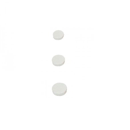 Mágneskorong 30mm - Fehér 10db
