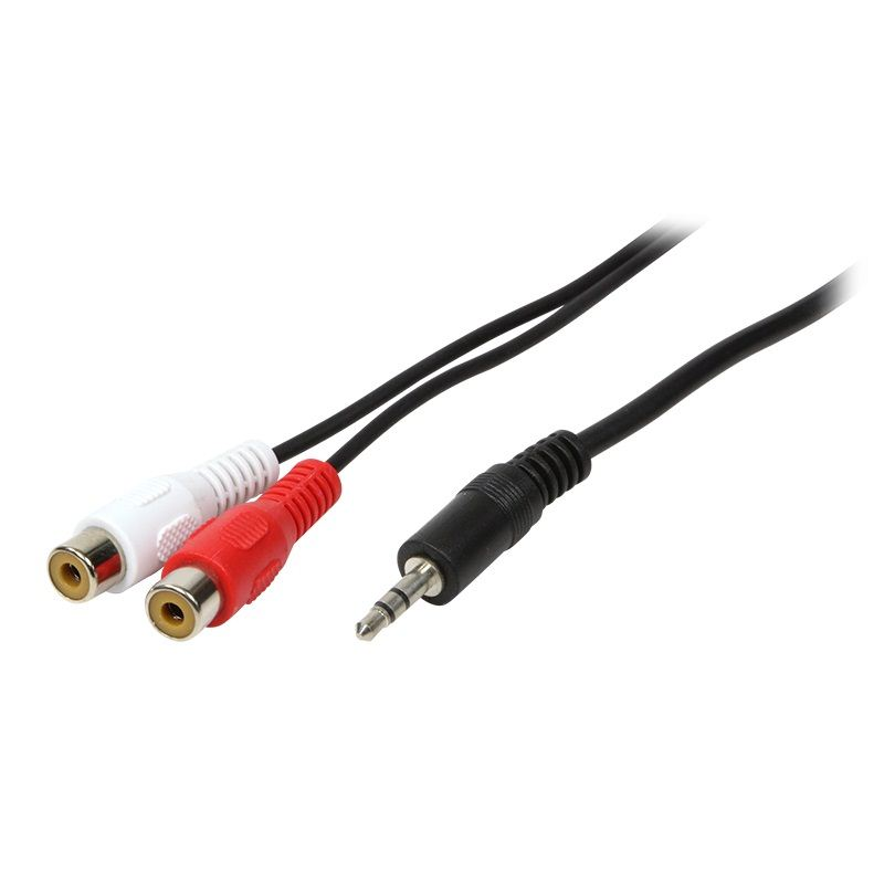 LogiLink 3.5mm stereo male -> 2 x Cinch female 0.2m (CA1047) (CA1047)