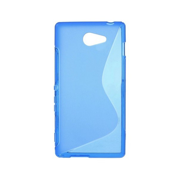 Szilikon telefonvédő (S-line) KÉK [Sony Xperia M2 (D2303)] (5996457462681)