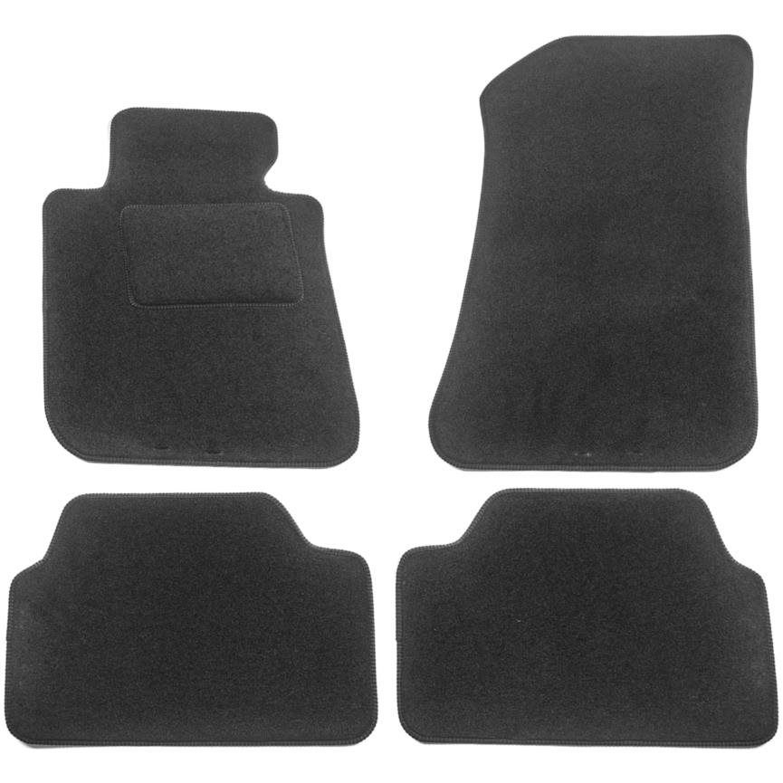 ACI textile carpets for BMW 1 E81 / E87, 04-07 black 5doors. (set of 4 pcs) (0627X62)