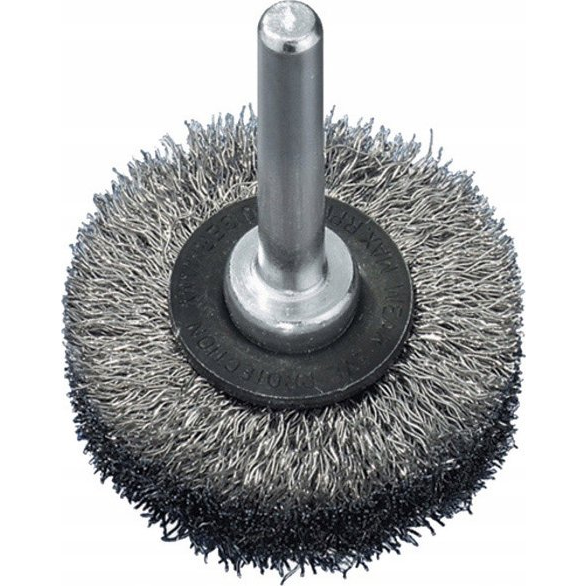 Abraboro Szczotka tarczowa 75x15 mm ABRABORO - drut falisty, trzpień