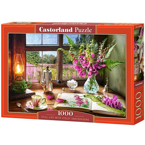 Castorland Still Life with Violet Snapdragons 1000 pcs Legpuzzel 1000 stuk(s) Kunst