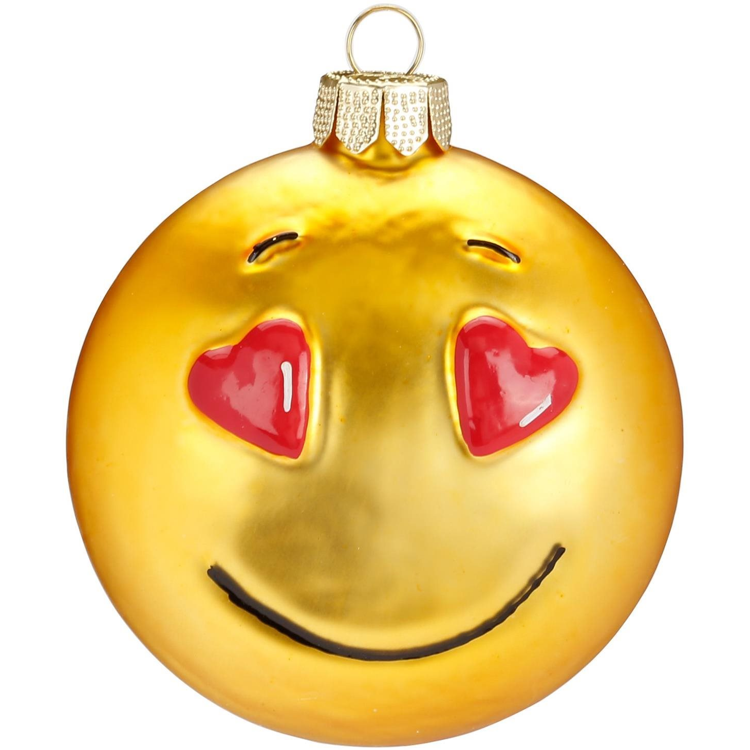 LAALU Dísz szmájli szívecskékkel 7 cm (LAU-1431)